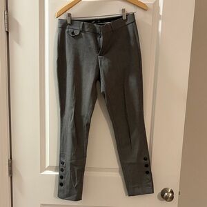Banana Republic Black and White Herringbone Pants